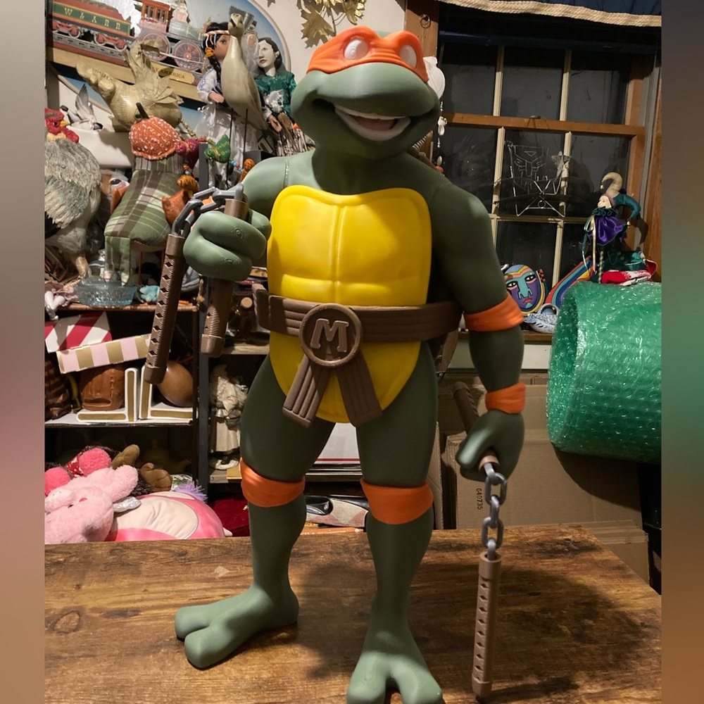 3D printed Michelangelo from Teenage Ninja Mutate Turtles figure